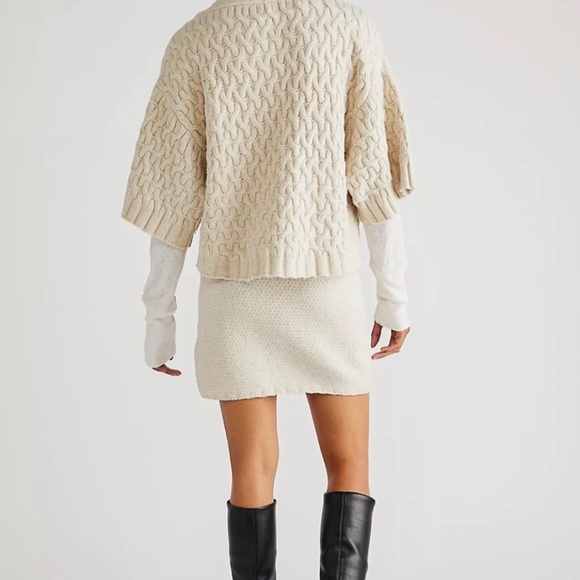 Free People Mae Sweater Mini Skirt - Picture 2 of 6